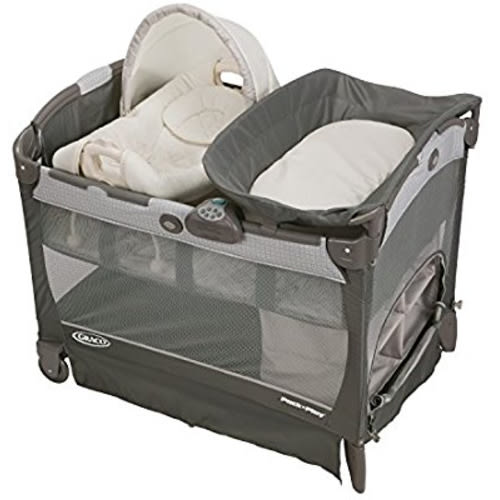 Graco Pack 'N Play Playard with Cuddle Cove Removable Seat, Glacier