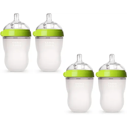 Comotomo Natural Feel Baby Bottle, 4 Pack