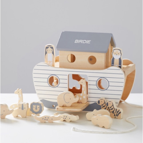 Noahs Ark Wooden Toy Set