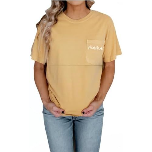 Comfort Breastfeeding Shirts for Women Mama Zipper Nursing Tops Distressed Pregnancy Clothes with Pocket