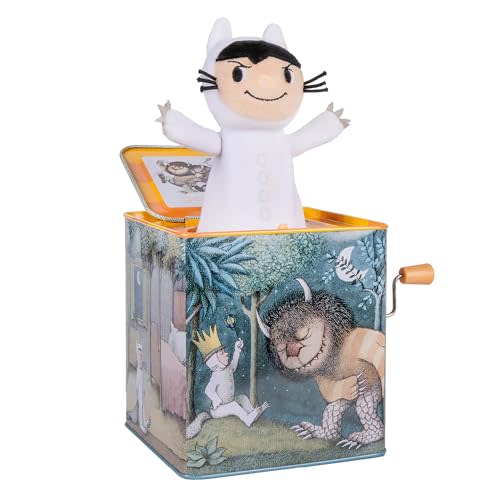 KIDS PREFERRED Where The Wild Things are Max Jack-in-The-Box - Musical Toy for Babies, 6.5"