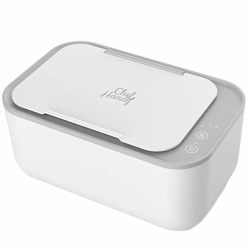Baby Wipe Warmer, Wipe Warmer and Baby Wet Wipes Dispenser, Smart Precise Temperature Control Large Capacity Evenly Overall Heating Silence, Wipes Warmer for Babies Portable Wipe Warmer, White