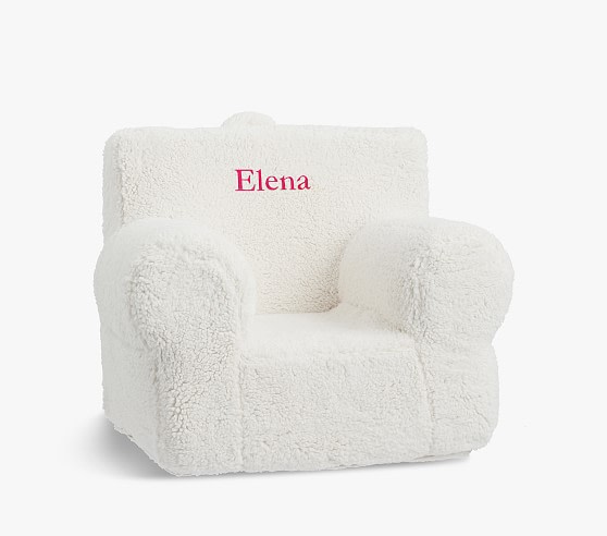 Cream Sherpa Anywhere Chair