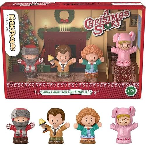 Little People Collector A Christmas Story Movie Special Edition Figure Set for Adults & Fans in Display Box
