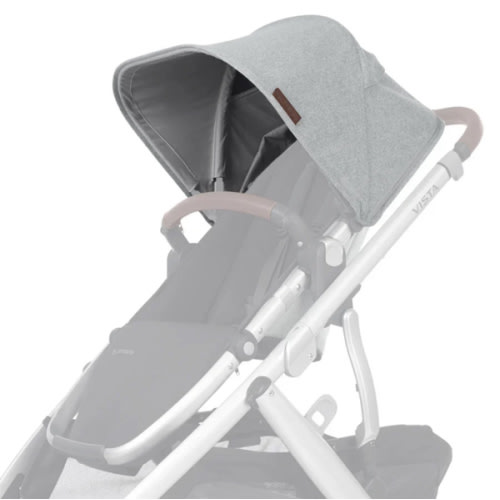 Canopy Fabric for Vista V2/cruz V2 - Stella - Grey Brushed Mélange - Stella - UPPAbaby