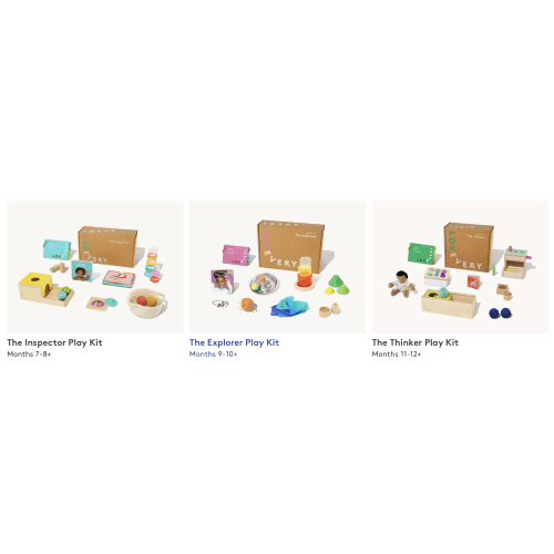 The Play Kits by Lovevery | Montessori Toy Subscription 7- 12+ months play kit