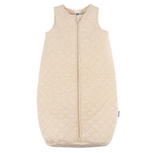 Baby Neutral Oatmeal Heather Quilted Jersey Wearable Blanket