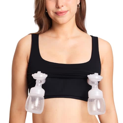 MOMANDA Longline Square Neck Pumping Bras | Natrelax collection, Maternity workout tank top, Cropped, Sleeveless, For women
