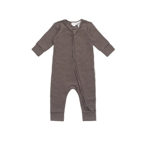 Organic Cotton Modal Frankie Onepiece - Little Stripe Earth/Cloud – Jamie Kay USA