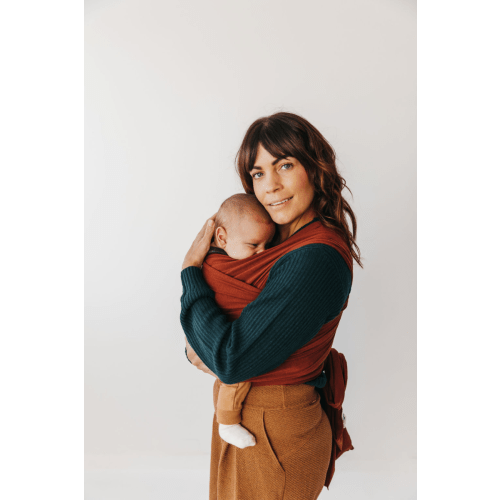 The Chestnut Beluga Baby Wrap | Copper Bamboo Baby Carrier - Beluga Baby Carriers