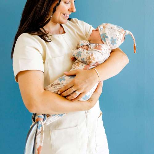 Newborn Knotted Gown - Eden