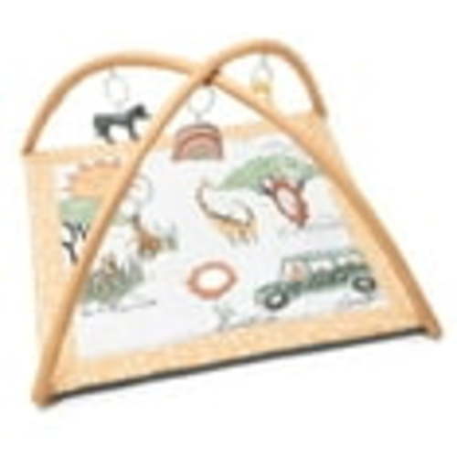 JumpOff Jo - Infant Activity Gym and Baby Play Mat - Ages 0-18 mo. - Safari