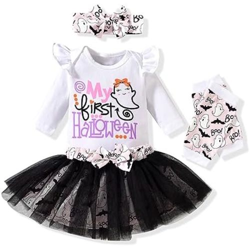 Aalizzwell Newborn Infant Baby Girls Holiday Skirt Outfit