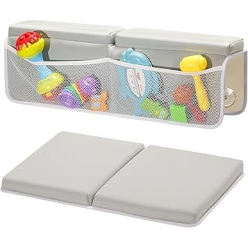 TOUA Comfortable Soft Baby Support Bathtub Kneeler Mat Knee Saver Cushion and Bathroom Elbow Rest Pad Set