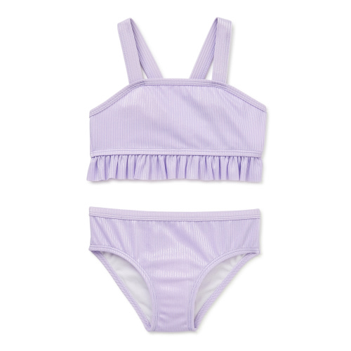 Wonder Nation Baby and Toddler Girl Bikini Swim Set, 18M