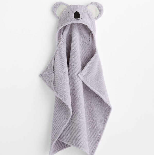 Koala 100% Organic Cotton Hooded Baby Towel