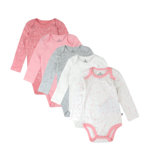 5-Pack Organic Cotton Long Sleeve Bodysuits | Honest Baby Clothing