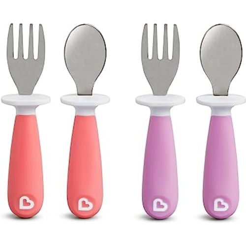 Ezpz Mini Utensils Flatware Set - Sage - 2pk : Target