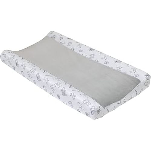 Warner Brothers Harry Potter Magical Moments Grey and White Super Soft Changing Pad Cover