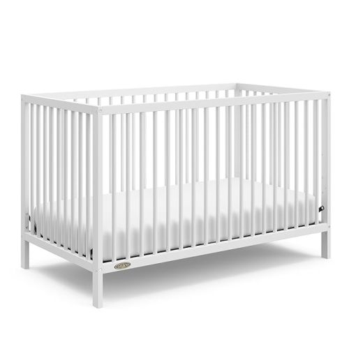 Graco Teddi 5-in-1 Convertible Crib – GREENGUARD Gold Certified, Baby Crib Converts to Daybed, Toddler & Twin Bed with Headboard and Footboard, Adjustable Mattress Height (Driftwood)