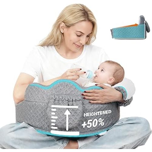 Thickened Nursing Pillow, A Feeding Pillow with a Fence, Made with a Soft Cover and an Ergonomic Design Breastfeeding