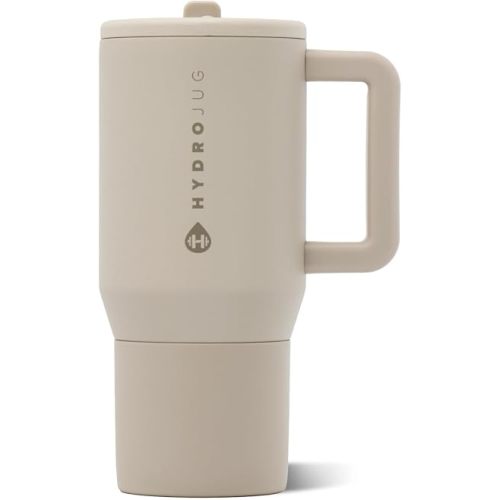 HydroJug Traveler 20oz Kids Insulated Tumbler with Handle, Dune