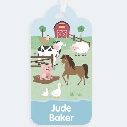 Name Label Bag Tag