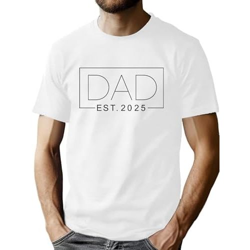 Dad Shirt Men: Funny Dad Letter Print Tee Shirt Daddy Gifts for Fathers Day Shirts Dads Life Tops