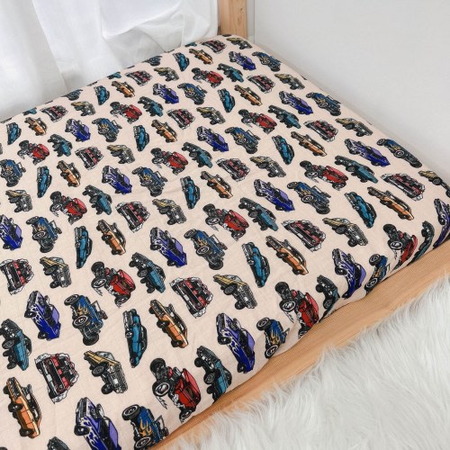 Axel Classic Race Car Crib Sheet