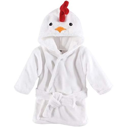 Hudson Baby Unisex Baby Plush Animal Face Bathrobe