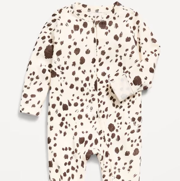 Sleep & Play Footed One-Piece colour: SPOTS size: 0 - 3 MONTHS