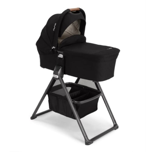 Nuna MIXX bassinet + Stand in Caviar