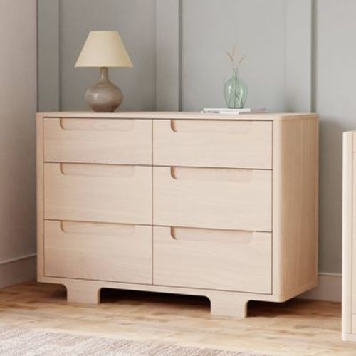 Babyletto Yuzu 6 Drawer Dresser - Washed Natural