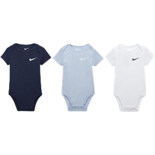 Nike 3 pack onesies (midnight navy) 3 month