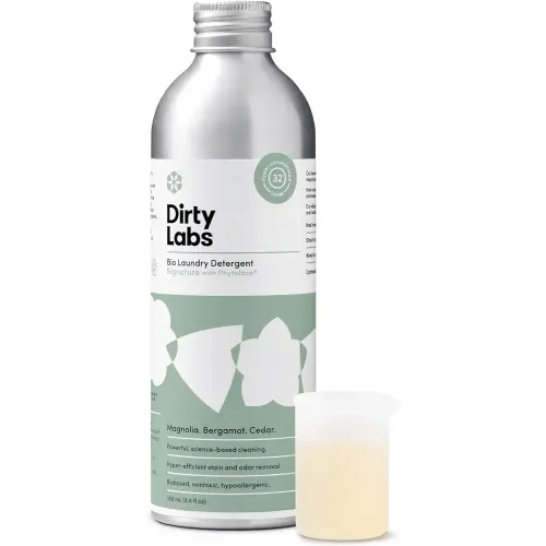 Dirty Labs | Signature Scent | Bio-Liquid Laundry Detergent | 32 Loads (8.6 fl oz) | Hyper-Concentrated | High Efficiency & Standard Machine Washing | Nontoxic, Biodegradable | Stain & Odor Removal