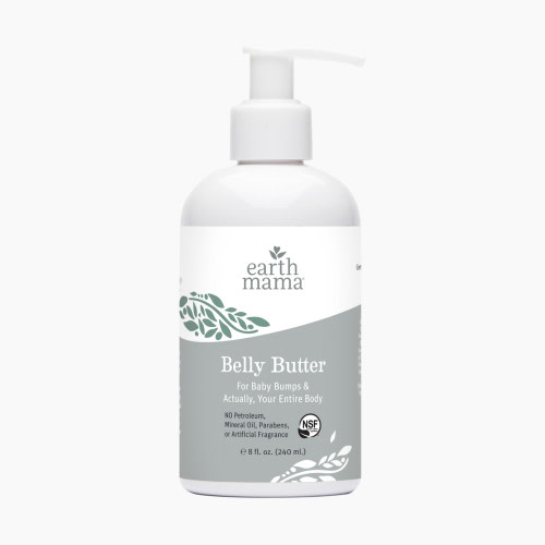 Earth Mama Belly Butter - Unscented, 8 fl oz