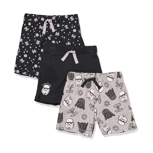 Amazon Essentials Disney | Marvel | Star Wars Baby Boys' Shorts, Multipacks
