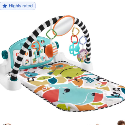 Fisher-Price Piano Gym | Glow & Kick Play Set