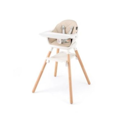 6 in 1 Convertible Highchair with Safety Harness and Removable Tray