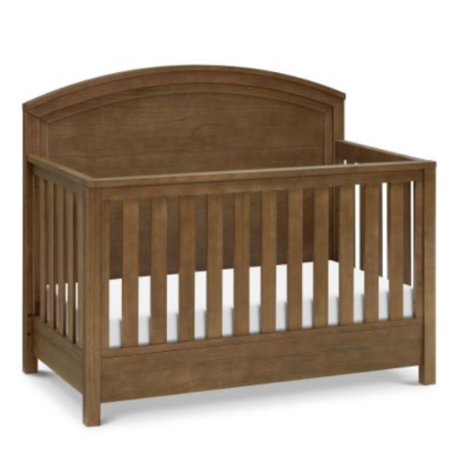 Hemsted 4-in-1 Convertible Crib in Walnut Driftwood | Monogram by Namesake