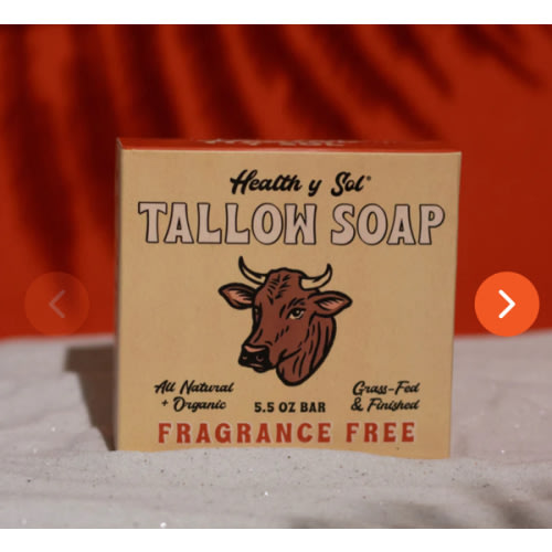 Grass Fed Tallow Bar Soap