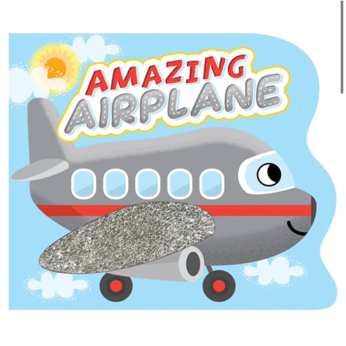 Little Hippo Books Amazing Airplane - Touch and Feel Board Book - Sensory Board Book