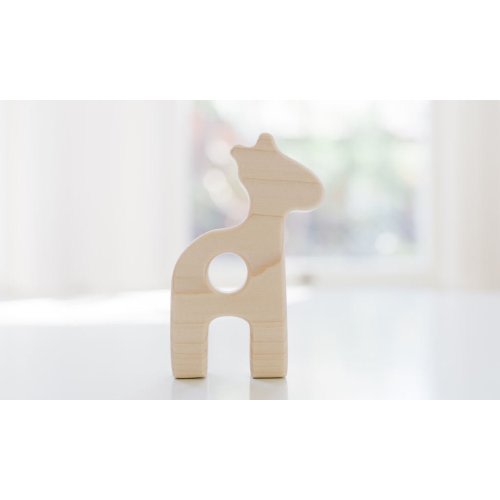 Giraffe Wooden Baby Grasping Toy