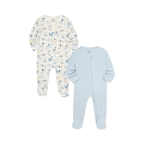 Puppy Fun 2-Pack Footies