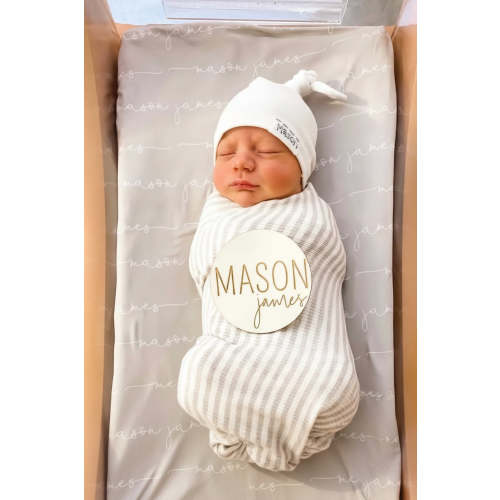 Personalized Baby Name Swaddle Blanket