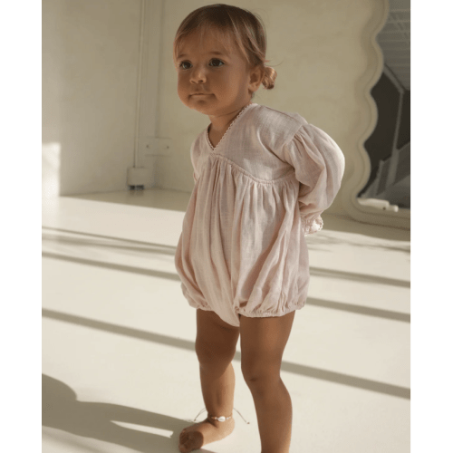 NOELLE ROMPER - BLUSH