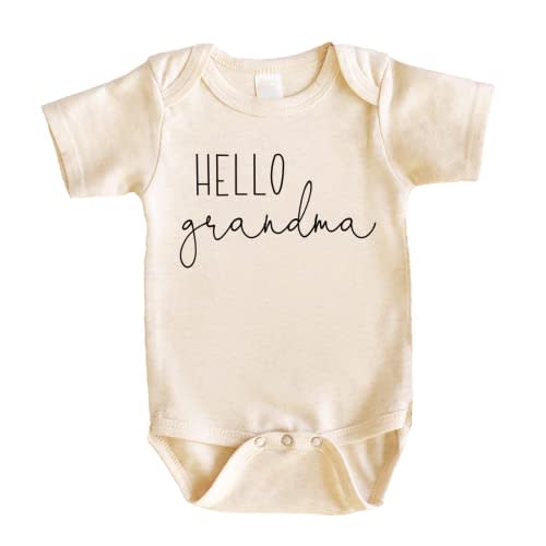 Bump and Beyond Designs Pregnancy Announcement Newborn, Hello Grandma