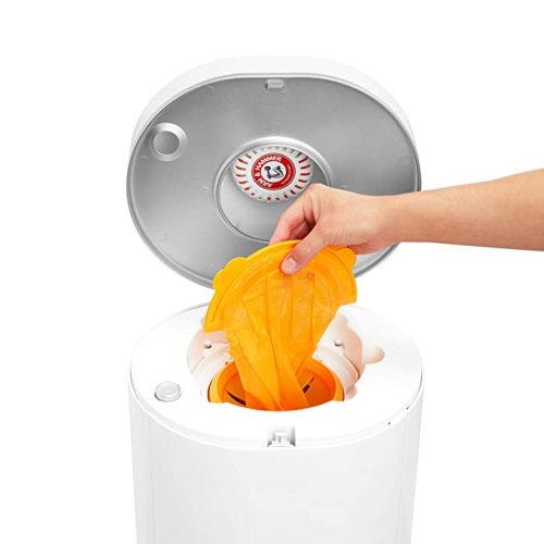Munchkin® Arm and Hammer Diaper Pail Snap, Seal and Toss Refill Bags, Holds 600 Diapers, White 20 Count - 20 Count (Pack of 1)
