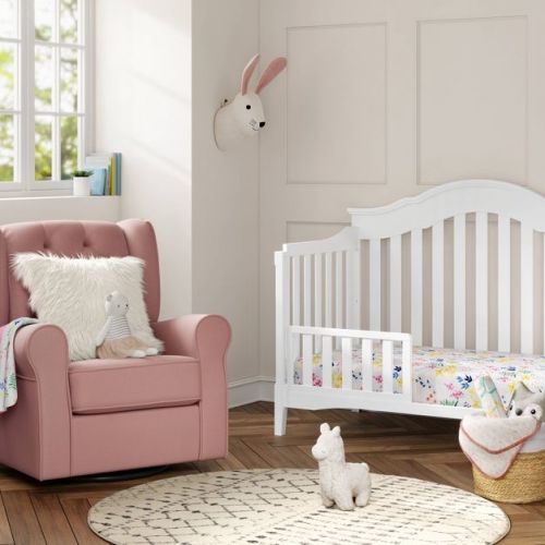 Delta Children Toddler Guardrail - Textured White