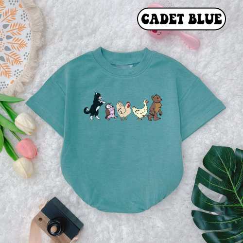 Funny Animals Baby Romper, Cute Animals Baby Bodysuit, Short Sleeve Bubble Romper, Baby Shower Gift, Hiking, Adventurer, Cute Kids Shirt